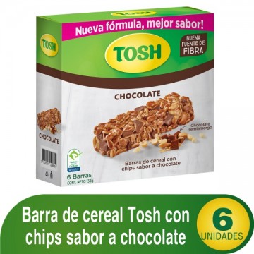 BARRA CEREAL TOSH CHOCOLATE...