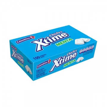 CHICLE XTIME MENTA DISPLAY...